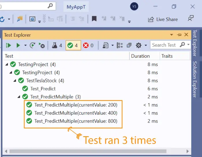 Theory and InlineData attributes in xUnit