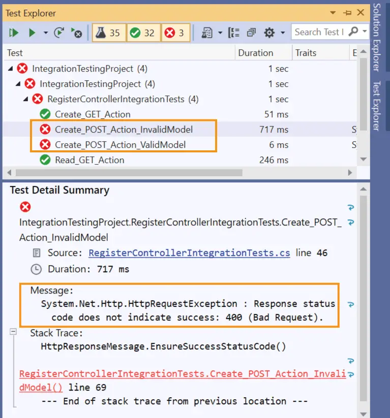 ValidateAntiForgeryToken Integration testing failed