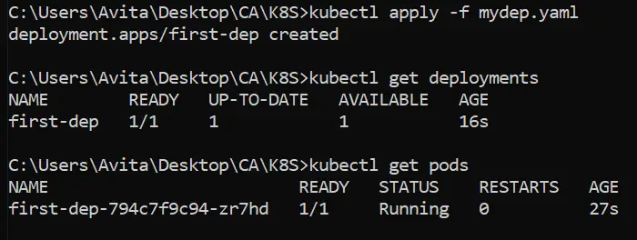 Kubernetes Deployments