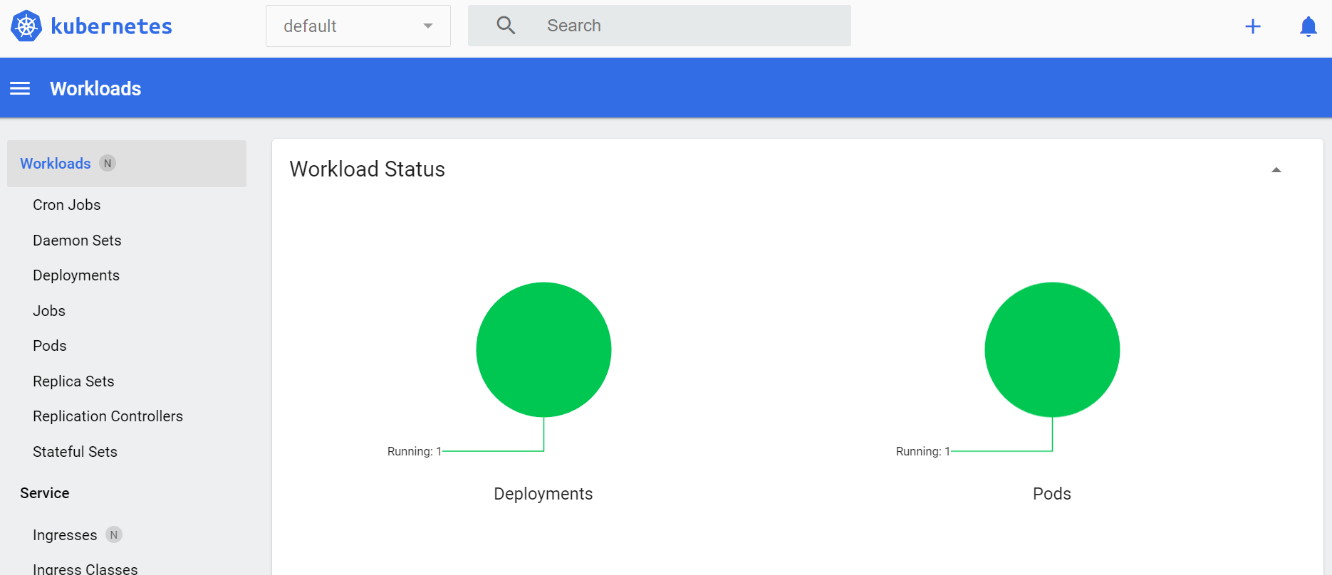 Minikube dashboard